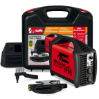 <p> Надежный итальянский сварочный инвертор, удобный и практичный кейс, полный набор для ручной дуговой сварки — это Telwin Tecnica 171/S. Аппарат работает от сети с напряжением 220 Вольт и способен варить при 150 Амперах. Это позволяет применять электроды с диаметром до 4 миллиметров.<br />
<br />
Для проведения сварочных работ методом Tig необходимо приобрести дополнительный набор.</p>