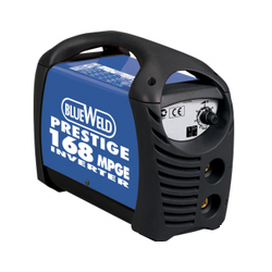 <p>   Prestige 168 MPGE — это самый легкий и компактный инвертор Blueweld, который используют для ручной сварки методом MMA и сварки методом Tig. С аппаратом Prestige 168 можно использовать разные типы электродов диаметром от 1 до 3 миллиметров. Максимальный сварочный ток ограничен значением 140 Ампер.<br />
<br />
   Аббревиатура MPGE информирует о наличии вспомогательной защиты от возможных скачков напряжения, что в России случается постоянно. Инвертор комплектуется удобным и практичным кейсом, а также полным набором для ММА сварки. Аксессуары входящие в набор можно посмотреть во вкладке «Комплектация».</p>
<p>Сварочный аппарат снят с производства. Ближайший по параметрам аналогичный аппарат <a href="http://www.weld-russia.ru/catalog/blueweld/ruchnaya-dugovaya-svarka-mma/invertory-220v-mma/53-blueweld-prestige-188-mpge-kod-816309.html">Prestige 188 MPGE</a>.<a href="http://http://www.weld-russia.ru/catalog/blueweld/ruchnaya-dugovaya-svarka-mma/invertory-220v-mma/53-blueweld-prestige-188-mpge-kod-816309.html"><br />
</a></p>
<p> </p>