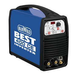 <p>   Best 400 CE VRD — это один из самых мощных инверторов постоянного тока от итальянского производителя Blueweld. Сварочный аппарат Best 400 CE VRD используется для ручной электродуговой сварки методом ММА. Также данный инвертор можно использовать для сварки неплавящимся вольфрамовым электродом в среде защитного газа. Аппарат оснащён устройством снижения напряжения холостого хода (VRD).<br />
<br />
   Аппарат Best 400 CE VRD работает от сети 380 Вольт. Максимальный сварочный ток достигает 330 Ампер, что позволяет использовать электроды толщиной до 6 миллиметров. Инвертор поставляется без наборов и принадлежностей к сварке, но необходимые аксессуары можно приобрести отдельно.</p>
<p><a href="http://www.weld-russia.ru/blueweld-manual/Best400.pdf">Скачать паспорт и инструкцию по эксплуатации к аппарату Blueweld Best 400 CE.</a></p>
<p> </p>