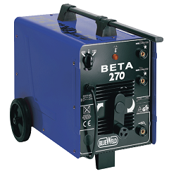 <p>   Сварочные аппараты Beta — это линейка трансформаторов переменного тока для ручной электродуговой сварки методом ММА. Отличительной особенностью трансформаторов Beta является возможность использования как напряжения 220В, так и напряжения 380В. Высокоэффективное воздушное охлаждение и наличие термозащиты гарантируют надежную и стабильную работу трансформатора.<br />
<br />
   Beta 270 — это один из самых компактных и легких аппаратов из всей линейки итальянского производителя Blueweld. Максимальный сварочный ток — 250 Ампер. Это позволяет использовать различные типы электродов диаметром до 6 мм. Предлагаемый сварочный трансформатор не имеет в комплекте принадлежностей для сварки. Все необходимые вспомогательные аксессуары указаны во вкладе «Опционные наборы» и приобретаются отдельно.</p>
<p><a href="http://www.weld-russia.ru/blueweld-manual/BETA.pdf ">Cкачать паспорт и инструкцию по эксплуатации к аппарату Blueweld Beta 270.  </a></p>
<p>    Сварочный аппарат снят с производства!</p>
