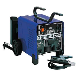 <p>   Сварочный трансформатор Blueweld Gamma 2160 является самым доступным аппаратом для ручной электродуговой сварки (ММА) из всех моделей итальянского производителя Blueweld. Плавное изменение значения сварочного тока возможно благодаря удобной ручке на панели управления аппарата. Эффективное воздушное охлаждение и встроенная система термозащиты гарантируют надежную работу и длительный срок службы трансформатора Gamma 2160.</p>
<p><a href="http://www.weld-russia.ru/blueweld-manual/gamma_2160.pdf">Скачать паспорт и инструкцию по эксплуатации к аппарату Blueweld Gamma 2160.</a></p>