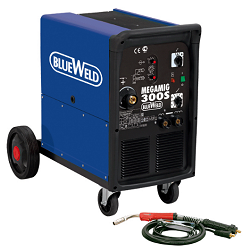<p>   Megamig 300S — итальянский полуавтомат для сварочных работ различными методами: сварка проволокой в среде защитного газа, сварка порошковой проволокой, а также Mig пайки. Аппарат Megamig 300S можно использовать с различными материалами, такими как сталь, нержавеющая сталь, алюминий и т.д. Значение сварочного тока может достигать до 300 Ампер, что позволяет использовать проволоку диаметром 1.2 миллиметра.<br />
<br />
   Отличительные особенности данного полуавтомата:<br />
   — Наличие в комплектации принадлежностей для сварки<br />
   — Выносной 4-х роликовый механизм для подачи проволоки<br />
   — Возможность сварки точками с регулировкой времени сварки<br />
   — Регулировка напряжения сварочной дуги<br />
   — Возможность применения шланг-пакета длиной 10 метров</p>
<p><a href="http://www.weld-russia.ru/blueweld-manual/Megamig_300s_827320.pdf">Скачать паспорт и инструкцию по эксплуатации к аппарату Blueweld Megamig 300S.</a></p>