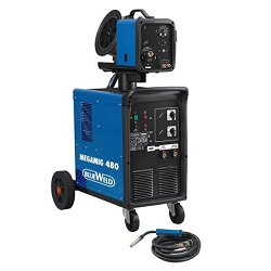 <p>   Итальянский сварочный полуавтомат Megamig 480 был спроектирован для интенсивной работы. Аппарат предназначается для Mig пайки, а также сварки проволокой сплошного сечения в среде защитного газа. Полуавтомат позволяет работать с множеством материалов, таких как сталь, нержавеющая сталь, алюминий и т.д.<br />
<br />
   Применение шланг-пакета при сварочных работах дает возможность увеличить расстояние между механизмом подачи проволоки и источником питания. При необходимости проведения сварочных работ в тяжелых промышленных условиях, рекомендуется дополнительно приобрести жидкостный блок охлаждения, для более стабильной и надежной работы сварочного аппарата.</p>
<p><a href="http://www.weld-russia.ru/blueweld-manual/Megamig_480_822460.pdf">Скачать паспорт и инструкцию по эксплуатации к аппарату Blueweld Megamig 480.</a></p>