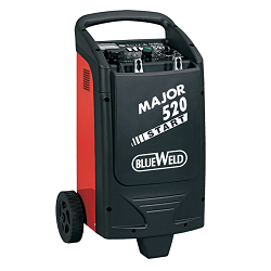 <p>   Пуско-зарядное устройство на колёсах Major 520 Start подходит для всех типов автомобилей, фургонов и легковых грузовиков. Major 520 Start оборудован защитой от перегрузки и изменения полярности, оснащён переключателем для выбора режима нормальной и ускоренной зарядки (Boost), имеется индикация зарядного и пускового тока, а также таймер ускоренной зарядки. Оснащён дистанционным управлением.</p>
<p><a href="http://www.weld-russia.ru/blueweld-manual/MAJOR_520_829812.pdf">Скачать паспорт и инструкцию по эксплуатации к аппарату Major 520 Start</a></p>
