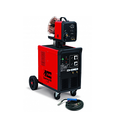 <p> Итальянский сварочный полуавтомат Telwin Supermig 480 был спроектирован для интенсивной работы. Аппарат предназначается для Mig пайки, а также сварки проволокой сплошного сечения в среде защитного газа. Полуавтомат позволяет работать с множеством материалов, таких как сталь, нержавеющая сталь, алюминий и т.д.<br />
<br />
Применение шланг-пакета при сварочных работах дает возможность увеличить расстояние между механизмом подачи проволоки и источником питания. При необходимости проведения сварочных работ в тяжелых промышленных условиях, рекомендуется дополнительно приобрести жидкостный блок охлаждения, для более стабильной и надежной работы сварочного аппарата.</p>